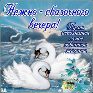 Нежного вечера открытки