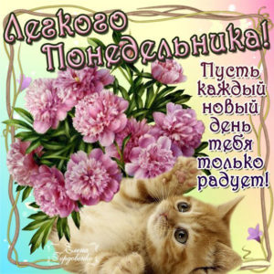 Гифка хорошего Понедельника