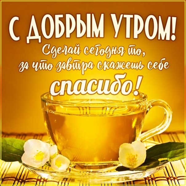 С добрым утром напутствие картинка. Сделай сегодня то, что завтра.