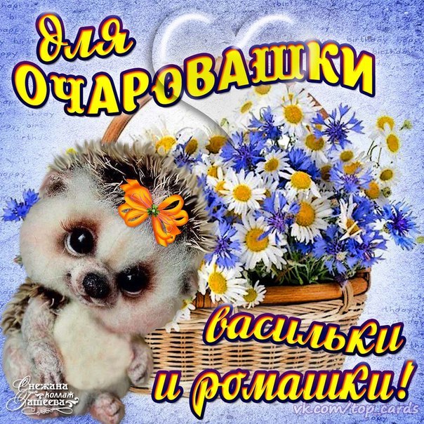 открытка девушке цветы