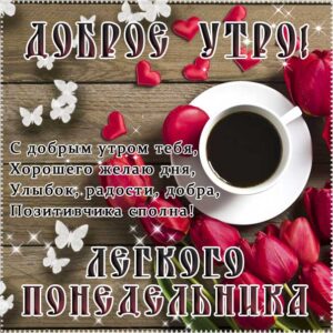 Желаю солнечного утра понедельник