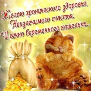 Желаю счастья достатка