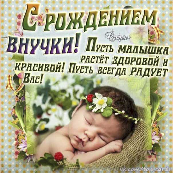 С рождением внучки, поздравление с внучкой, внучка родилась поздравить, внученька родилась