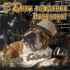 Вячеслав с днем рождения гиф